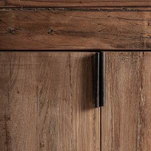 Modern Luxury Nordic Solid Wood <b>Sideboard</b> with Fluted Tambour Doors Brass Legs Durable Farmhouse Dining <b>Storage</b> Cabinet 5 Ft+ - Product Image 5