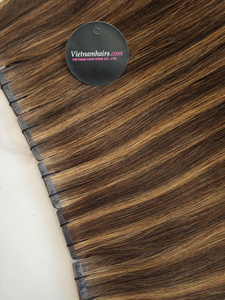 Extensiones de Cabello Remy Vietnamita con Cinta Adhesiva, Doble Trama, Cabello Virgen Sin Procesar, Cutícula Alineada, Puntas Completas, Precio de Fábrica - Product Image 5