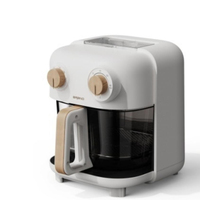 Vente en gros en usine de friteuses électriques friteuse à air domestique avec pot en verre friteuse à commande numérique boîtier en plastique four