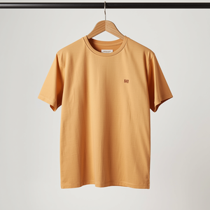 Camiseta de Cuello Redondo de Algodón y Poliéster, Manga Corta, Básica, con Personalización OEM ODM - Product Image 3