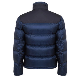 High Quality Custom <b>Men's</b> Puffer <b>Jacket</b> Thicker Quilted Waterproof Bomber Coat with Stand Collar and Bubble Puffy Style - Product Image 4