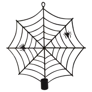 Candelabro de Metal con Diseño de Telaraña Negra para Halloween, con 5 Portavelas, para Decoración del Hogar, Centro de Mesa - Product Image 5