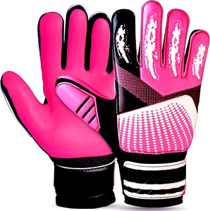 Gants de gardien de but de football professionnels de haute qualité, en latex antidérapant, respirants, avec logo personnalisé, protection des doigts - Product Image 5
