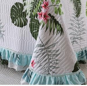 <span class=keywords><strong>Couvre</strong></span>-<span class=keywords><strong>lit</strong></span> matelassé de style européen, 3 pièces, impression réactive, tissu infroissable, jeté de <span class=keywords><strong>lit</strong></span> décoratif d'inspiration vintage - Product Image 5