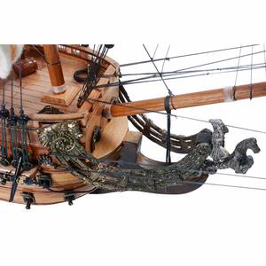 Soleil Royal <b>60cm</b> Museum Quality Nautical Theme Cedarwood Hand Painted Model for Home Decoration Ready to Ship - Product Image 6