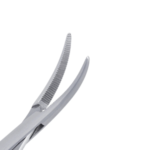 Pinces Halstead courbées dentelées 12 cm en acier inoxydable pour hémorragie chirurgicale - Product Image 2