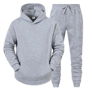 Conjunto de Chándal de Dos Piezas de Diseño Personalizado, Estilo Urbano, Tejido Grueso, OEM/ODM Disponible, Sudadera con Capucha y Pantalones Jogger Cómodos - Product Image 1