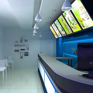 Caja de Luz LED Ultra Delgada de Aluminio Personalizada para Menús de Restaurantes, Letrero Publicitario Retroiluminado para Exhibición de Alimentos para Cafeterías y Tiendas de Comida Rápida - Product Image 3