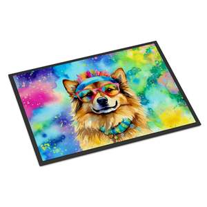 Hippie Dawg Non-Slip Indoor/Outdoor <b>Doormat</b> <b>Washable</b> Low Pile 24H X 36W Front Door Mat for Entryway - Product Image 1