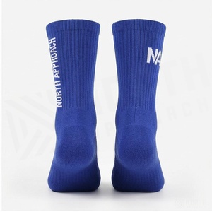 North Approach Crew <b>Socks</b> Blue Breathable <b>Running</b> <b>Socks</b> for Adults Summer Season - Product Image 2