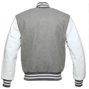 Veste universitaire décontractée à manches longues pour homme VIBE SEWN, 100 % laine/cuir, tendance hiver, style baseball, vente chaude, faible MOQ - Product Image 2