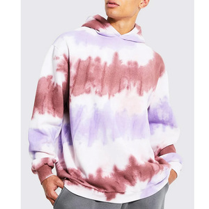 Premium Vintage Wash Tie Dye Hoodie Manufacturer Heavyweight Oversized Cotton Fleece Streetwear Apparel Supplier Wear - Product Image 3