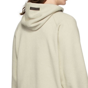 Sweat à capuche unisexe décontracté et écologique, 300g, coupe droite, épaules tombantes, personnalisable en gros, avec doublure polaire unie - Product Image 6
