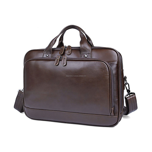 Maletín de Cuero de Grano Completo Hecho a Mano, Bolsa de Transporte para Portátil Ejecutiva, con Servicios de Personalización OEM y ODM Disponibles - Product Image 1