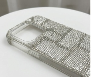<b>Beaded</b> Mobile Cover luxury quality <b>Phone</b> Accessories cover <b>Beaded</b> Embroidery Handmade Luxury <b>Phone</b> Gold White Flower Cover - Product Image 2
