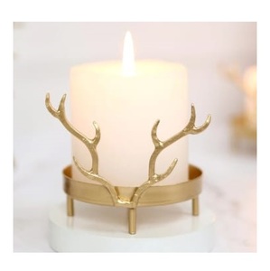 Porte-bougie en métal au design moderne, porte-bougie au design unique, porte-bougie pour Noël et les mariages, article d'utilisation quotidienne - Product Image 3