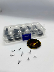 Vietking Lash Factory - Extensiones de Pestañas de Fibra Sintética 20D, Estilo Wispy, Preformadas, Sueltas, con Aspecto Húmedo y Voluminoso, Venta al Por Mayor - Product Image 1