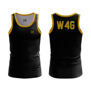 Camiseta sin Mangas Personalizada para Hombre, de Alta Calidad, Ecológica, de Secado Rápido, Poliéster Transpirable, Tejido de Punto, Sublimada, para Gimnasio - Product Image 4