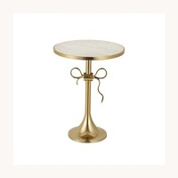 Nouvelle table d'appoint en métal au design moderne, plateau en marbre, table d'appoint élégante et luxueuse, personnalisée, fabrication artisanale, DESIGN UNIQUE, usine de meubles