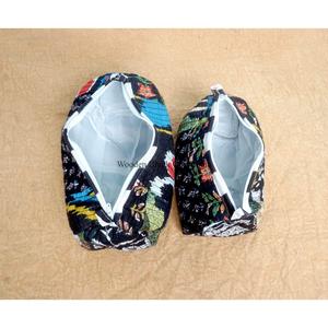 New Arrival Wholesale Handcrafted Tassel Printed Pure 100% Cotton Zipper Closure <b>Small</b> Eco-Friendly Cosmetic Organizer Bag - Product Image 6