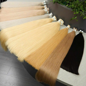 Extensions de cheveux vietnamiens bruts Rusa en gros, personnalisées, super double drawn, emballage en vrac en boîte/sac, haute qualité, 100g, toutes couleurs - Product Image 4