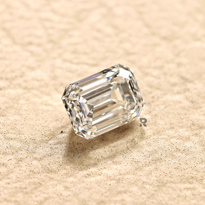Diamant de laboratoire CVD HPHT de forme émeraude certifié IGI, 1,00-5,00 carats, clarté VS1, couleur D, pour la joaillerie (vente en gros) - Product Image 3