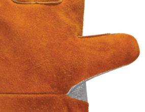 Heavy Duty Heat Resistant 10-Inch Welding <b>Gloves</b> for Latex-Free Elastic Wristlet Anti-Static Anti-Vibration Silicone-Free - Product Image 3