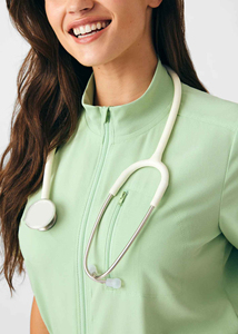 Ensemble d'uniformes médicaux pour infirmières, coupe ajustée, tissu respirant, kit de blouses d'infirmière en gros - Product Image 6