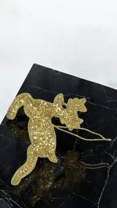 Adorno Colgante de Animales con Cuentas Doradas Hecho a Mano para Decoración de Ramadán y Eid – Adorno Festivo Islámico de Lujo - Product Image 3