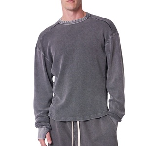 T-shirts Homme en Coton Tricoté 240g Anti-boulochage à Col Rond et Manches Courtes, Coupe Ample, Imprimé Numérique avec Logo Frontal – Vente en Gros, Mode Décontractée - Product Image 1