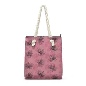Bolso de Mano para Mujer con Estampado Floral Hawaiano Ohia Lehua, Bolso de Playa Versátil y Resistente con Asas de Cuerda, Ideal para Compras (Dropship, Impresión Bajo Demanda) - Product Image 2
