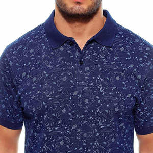 Polo homme de qualité supérieure, sublimation, matière respirante, coupe confortable, style classique, parfait pour les tenues décontractées d'été - Product Image 4