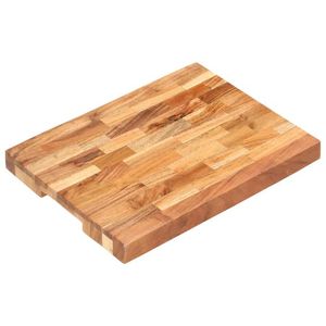 Custom Thick Rectangular <b>Wooden</b> Chopping <b>Block</b> Handmade Durable Non Toxic Wood Cutting Board For Countertop Display Home Decor - Product Image 1
