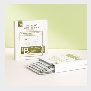 แผ่นมาส์กหน้าเกาหลี Daycell Deycell Dr Vita Mask Pack B 25 กรัม 10 แผ่น มาส์กหน้า แผ่นมาส์กแก้วใส บำรุงผิวหน้า - Product Image 2