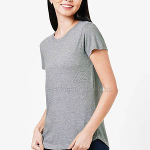 Camiseta de Mujer Personalizable en Diseño y Estilo, Oferta, Precio Bajo, Nuevo Diseño, Hecha de Algodón, Servicio OEM - Product Image 2