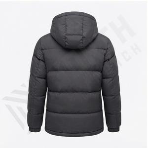 Vestes bouffantes pour hommes légères et confortables pour col montant d'hiver avec isolation en microfibre pour une utilisation en extérieur décontractée - Product Image 3