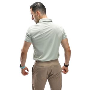 <b>Men</b> Light Sage <b>Green</b> <b>Polo</b> <b>Shirt</b> Short Sleeve Collared T <b>Shirt</b> Casual Golf Sportswear Top Custom Logo Manufacturer Wholesale - Product Image 6