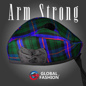 Gorro Tradicional Escocés Glengarry en Mezcla de Lana Premium para Vestimenta Highland y Bandas de Gaitas de Flandes - Product Image 2