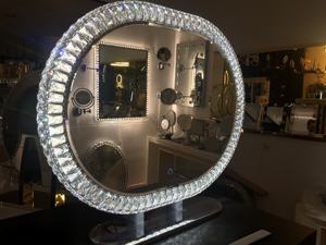 Daystar Trade Elegant Rectangular Tabletop <b>Vanity</b> <b>Mirror</b> <b>LED</b> Backlit Wall-Mounted Modern Design Clear Grooming Stylish Dressing - Product Image 3