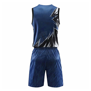 Basketball Uniform for Men Custom Made Basketball Jerseys and <b>Shorts</b> Sportswear Soccer 100% <b>Polyester</b> Adults Printed 120 Grams - Product Image 2