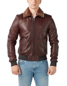 Veste en cuir véritable de qualité supérieure, veste de motard personnalisée, veste vintage pour homme, vêtements d'extérieur, fabricant OEM ODM en gros - Product Image 1