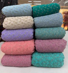 ผ้าตาข่ายทอเนื้อนุ่ม น้ำหนักเบา ระบายอากาศได้ดี 60GSM กว้าง 55/56 นิ้ว ลายดอกไม้ทั่วผืน เหมาะสำหรับชุดแต่งงาน - Product Image 6