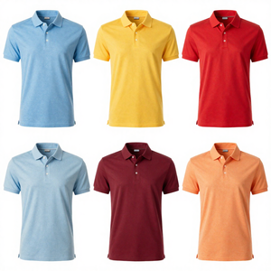Camisetas Polo para Hombre de Alta Calidad, Camiseta Polo de Algodón con Diseño Sólido y Manga Corta, Calidad de Marca - Product Image 3