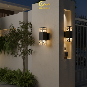 CM Decor Nordic Waterproof LED Wall Sconce Stainless Steel Indoor Outdoor <b>Lamp</b> for Home & Garden - Product Image 5