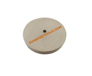 Tampon de polissage en silicone irrégulier pour outils de fabrication de bijoux SUNTOOLS/STIPL, diamètre 2 pouces, épaisseur 1/2 pouce - Product Image 2