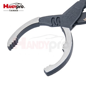 HANDYPRO Oil Filter Pliers & Wrench (55-125mm) Carbon Steel with Blue Grips Auto Repair <b>Tool</b> for <b>Vehicles</b> - Product Image 2