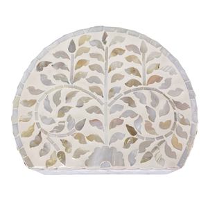 Cajas de almacenamiento con incrustaciones de madreperla redondas hechas a mano, conjunto de MDF, patrón Floral, decoración del hogar, organizador de joyas - Product Image 3