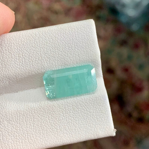 Piedra Preciosa de Turmalina Lagoon, Cristal Afgano Sin Tratar, Piedra de Joyería Suelta Facetada Natural, Gema para Anillo - Product Image 1