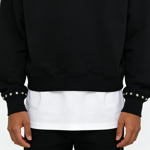 Hoodie Unisexe Pas Cher en Gros, Tendance, Lourd, avec Strass, Décontracté, pour Hommes, Modèle Vierge à Enfiler - Product Image 3