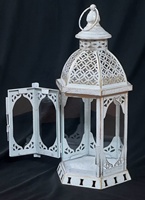Lanternes de table et de sol marocaines modernes en métal blanc et or, durables, pour la décoration de la maison, Ramadan, Eid, Noël, Pâques 2026